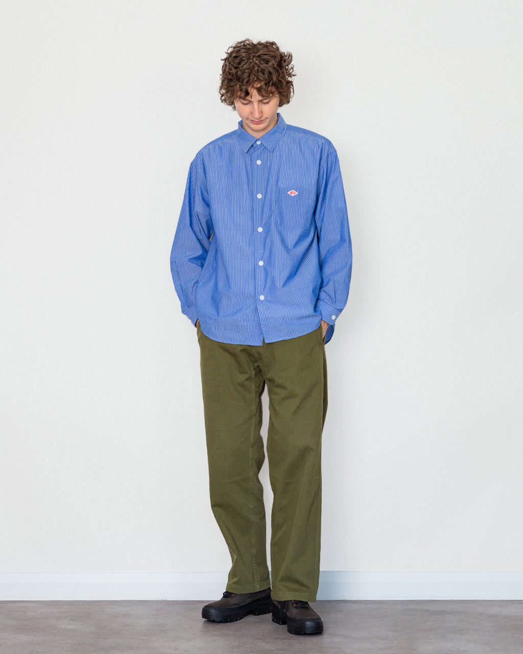 Work Shirt - Blue/White Stripe