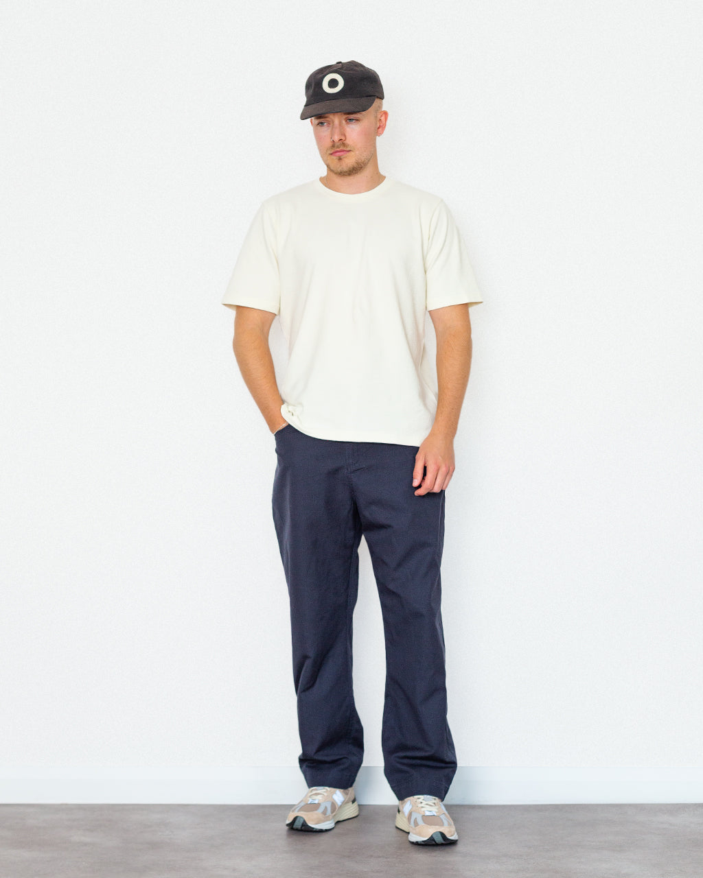 SS Textured Tee - Ecru