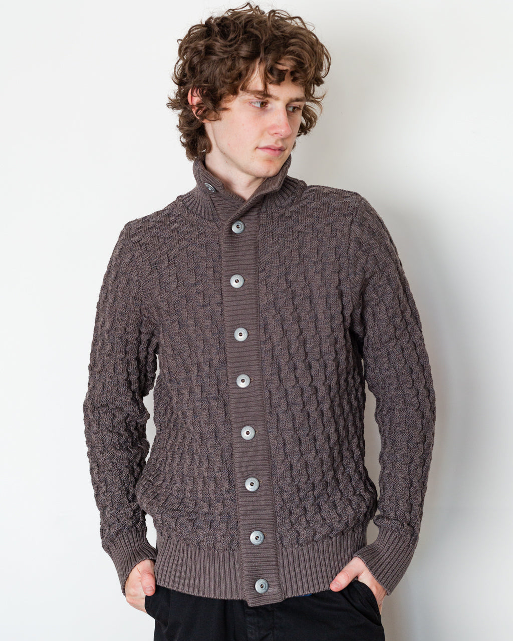 Stark Cardigan - Terra Magma Brown