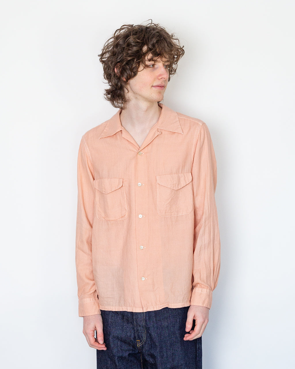 LOT 101 - Open Collar Shirt - Sakura