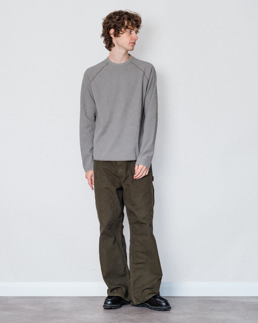 Waffle Light L/S T-Shirt - Arid Beige
