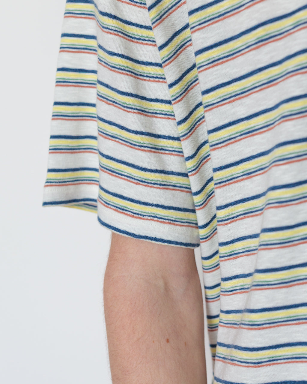 Multi Stripe Tee - Ecru Paradiso Stripe