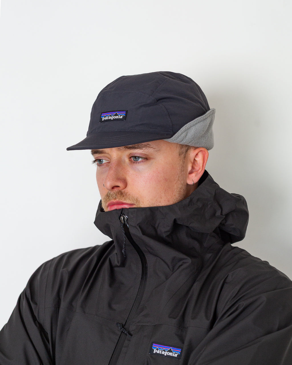 Isthmus Ear Flap Cap - Ink Black