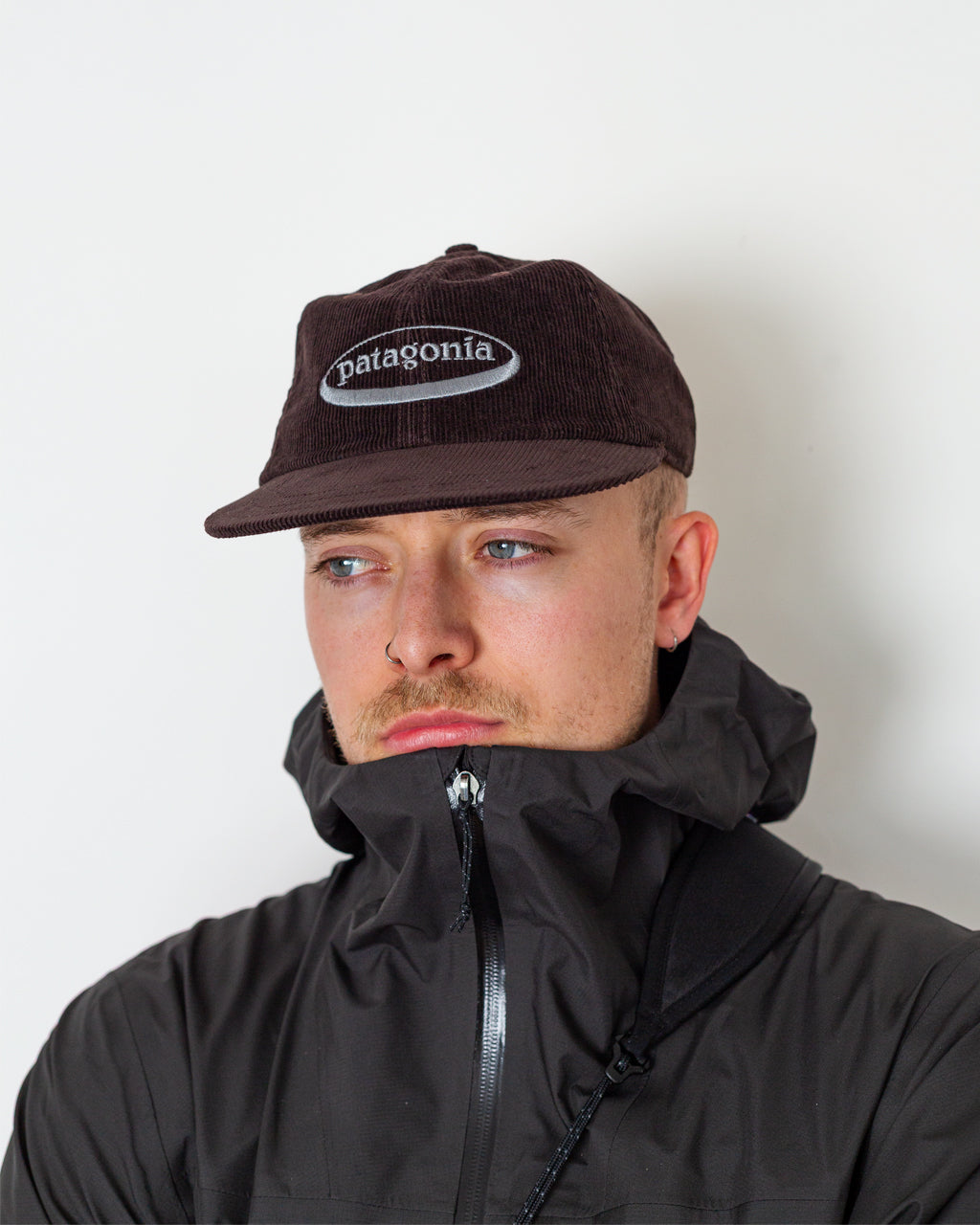 95 Oval Logo Cord Cap - Den Brown