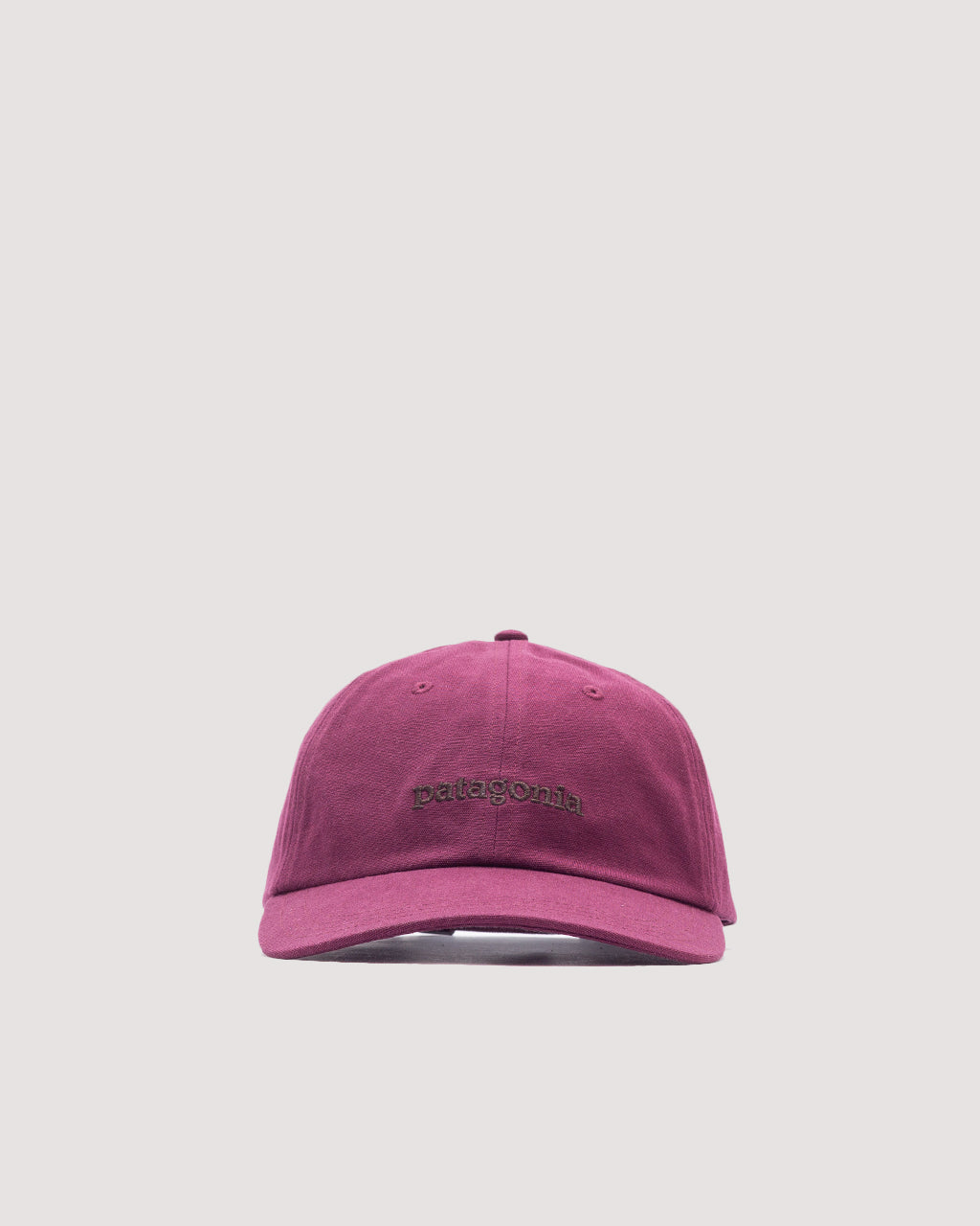 Graphic Trad Cap - Text Logo Berry Fig