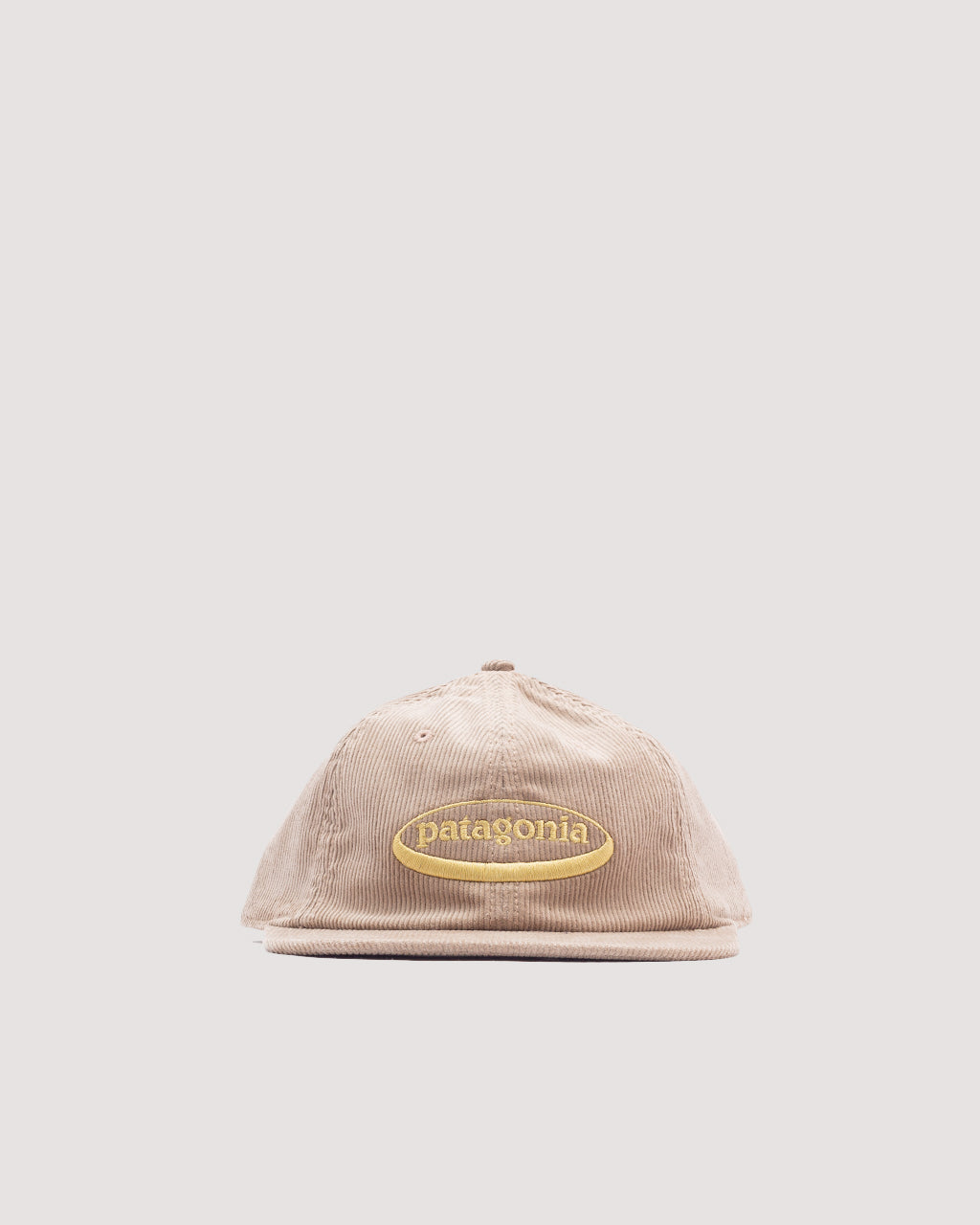 96 Oval Logo Cord Cap - Seabird Grey