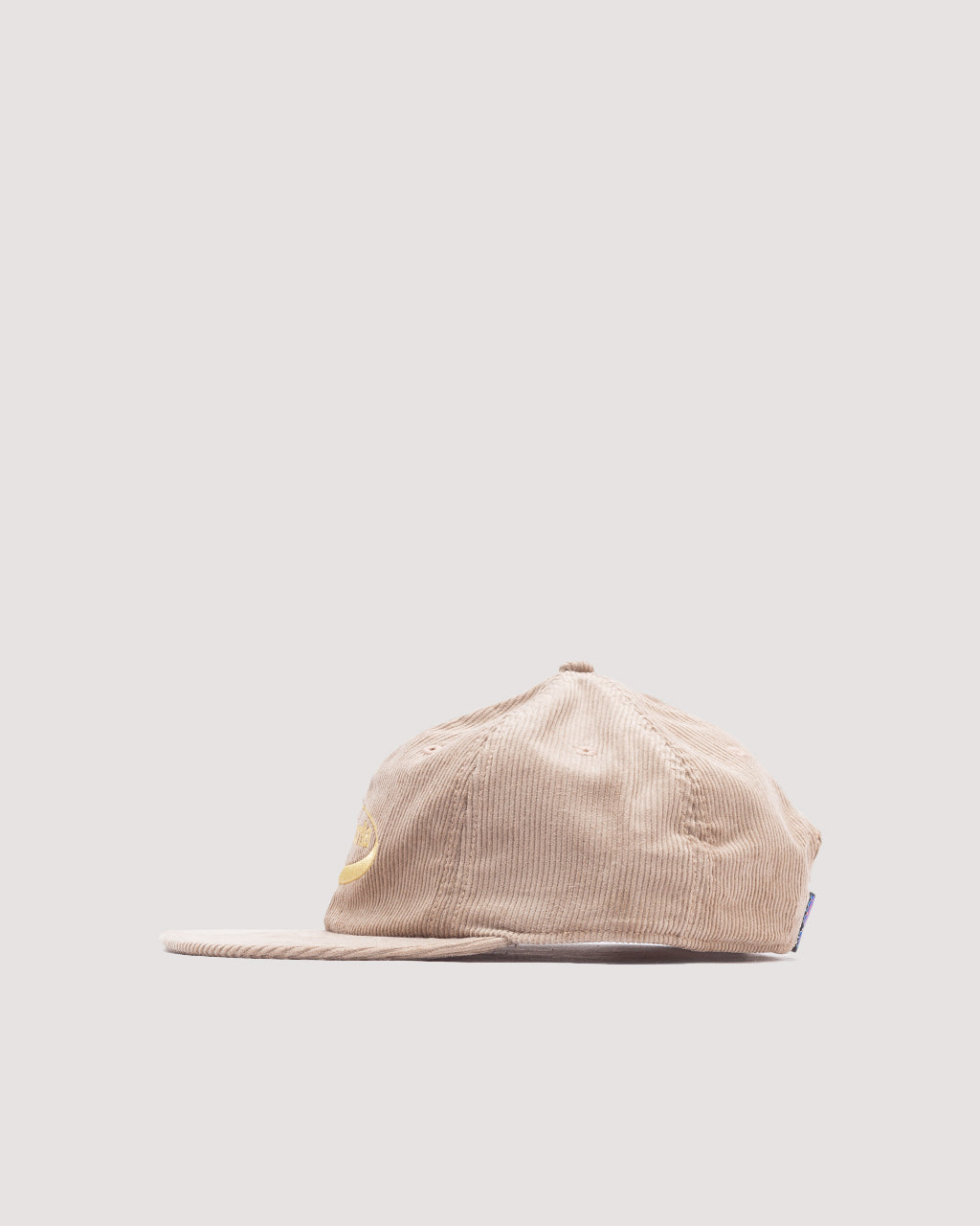 96 Oval Logo Cord Cap - Seabird Grey