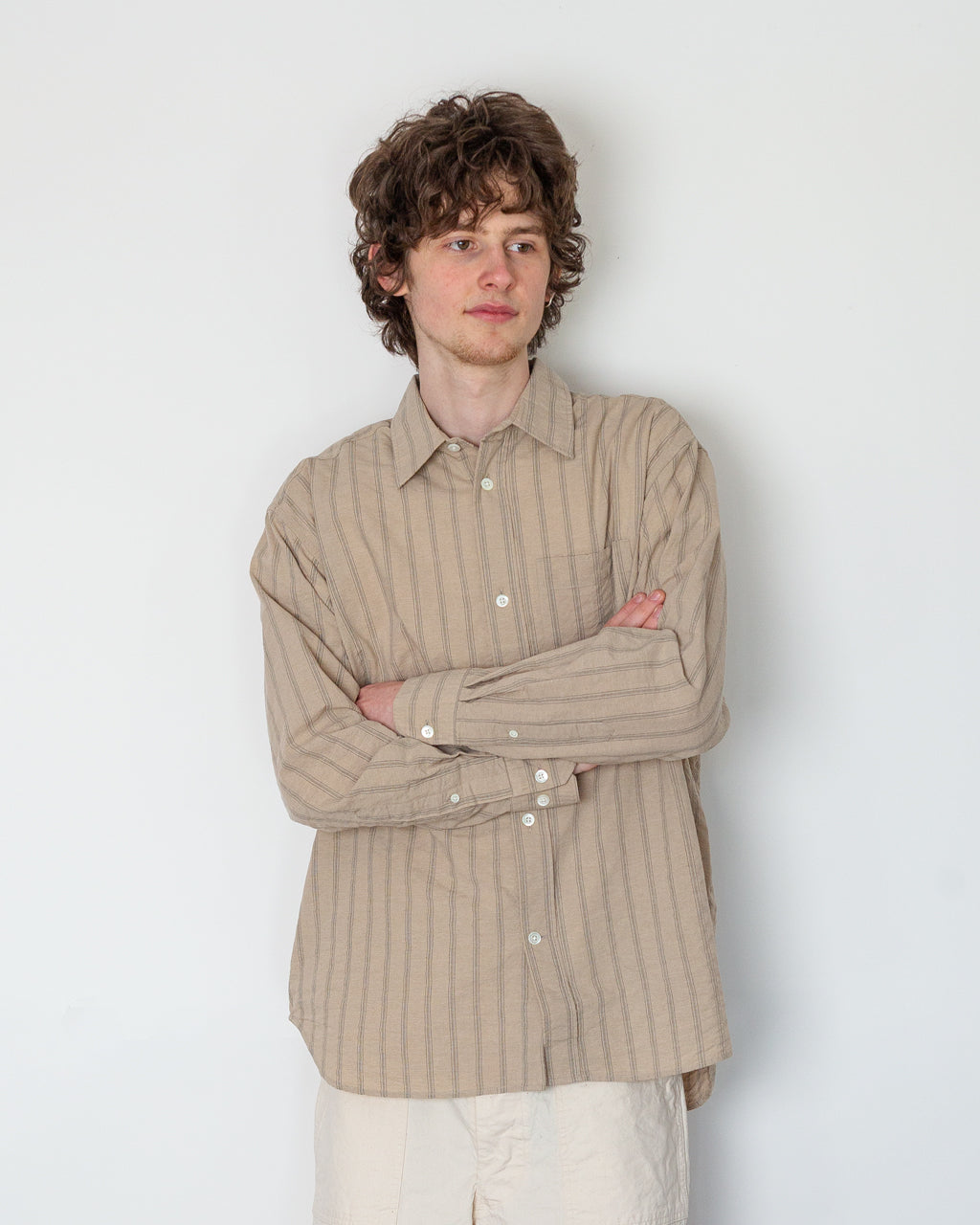 Espevik Oversized Shirt - Walnut