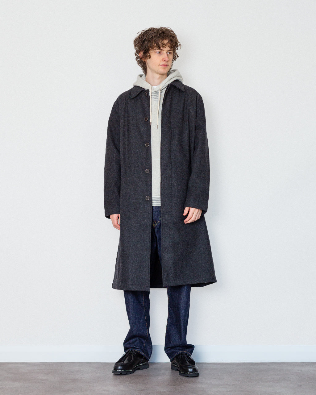 Mac Coat - Grey Marl