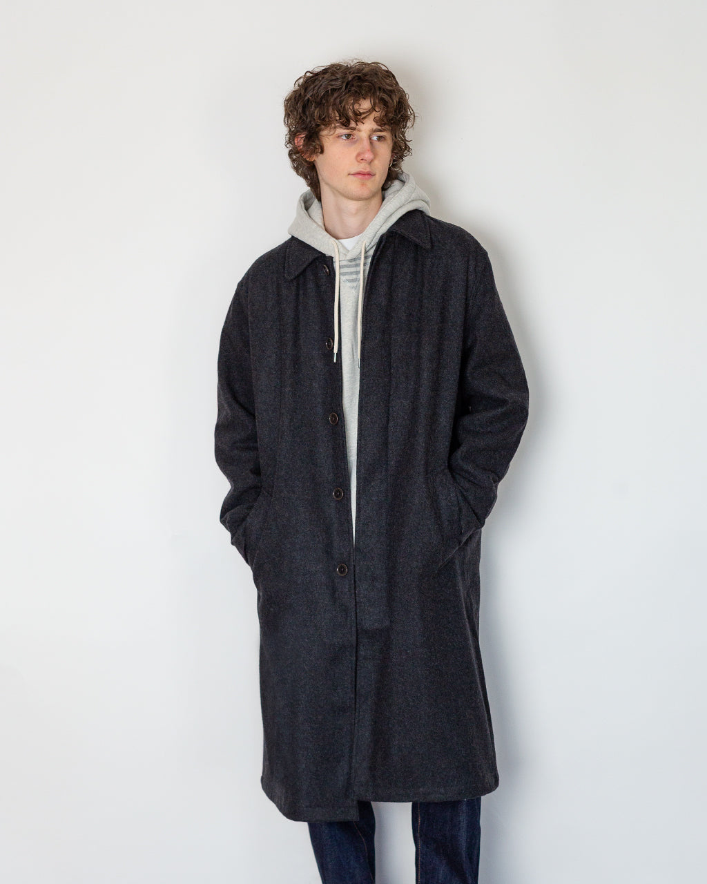Mac Coat - Grey Marl