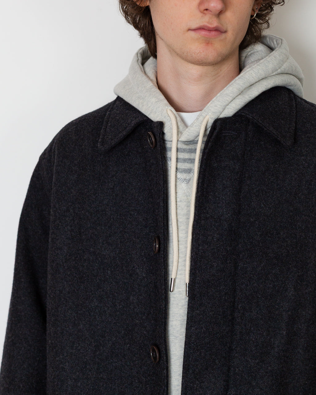 Mac Coat - Grey Marl