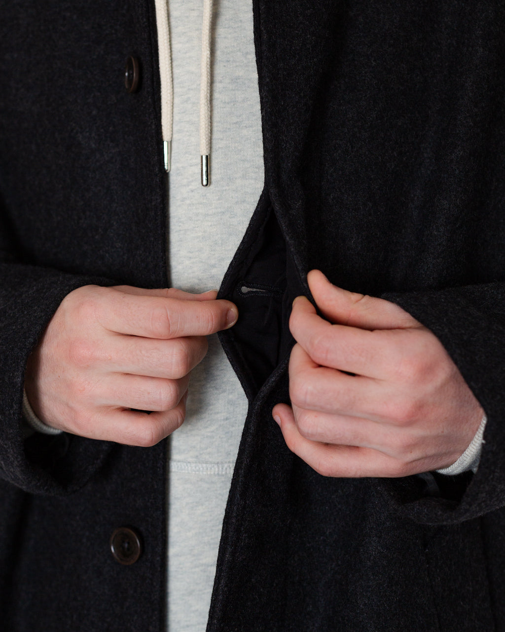 Mac Coat - Grey Marl