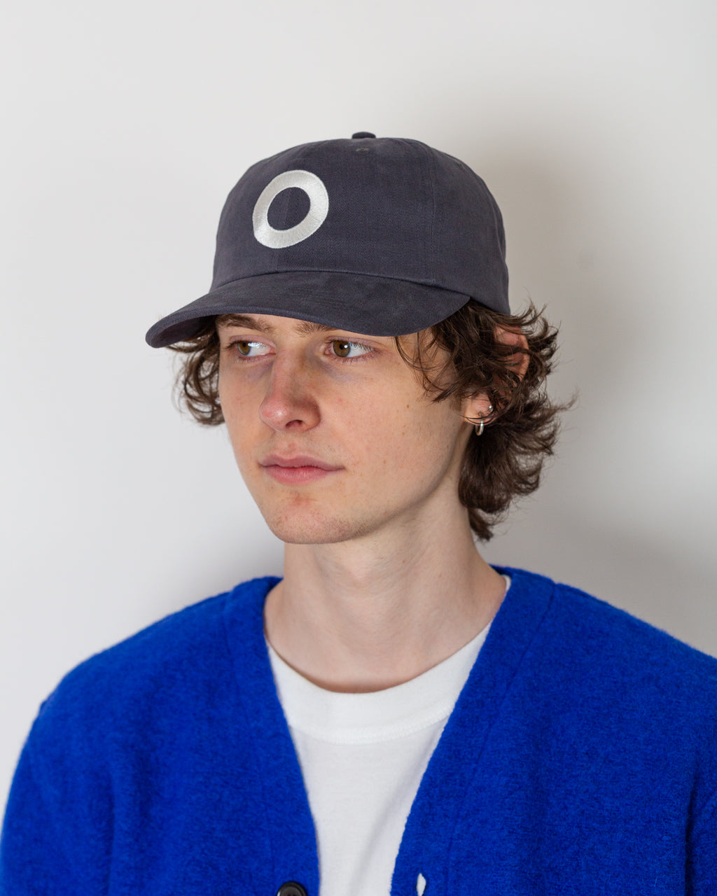 O 6 Panel Hat - Charcoal