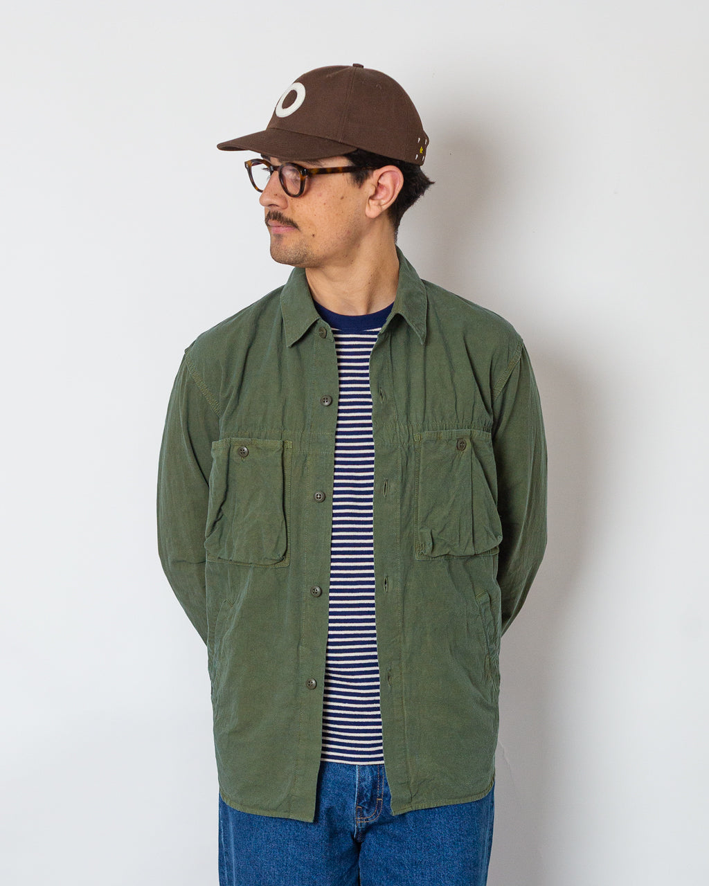 High Density Work Shirt Jacket - Olive
