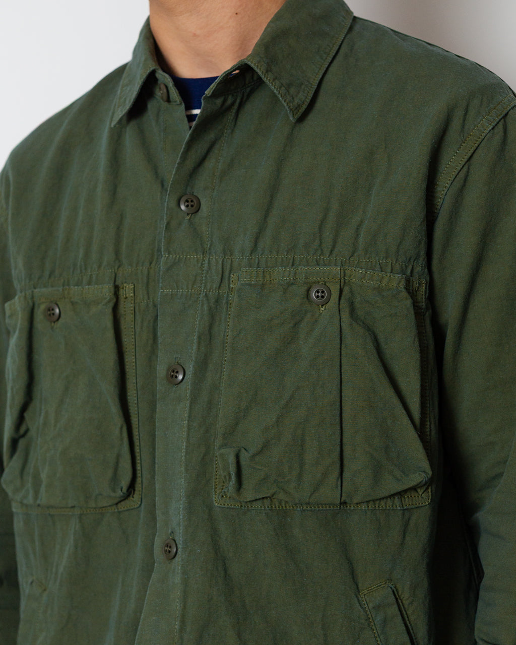 High Density Work Shirt Jacket - Olive