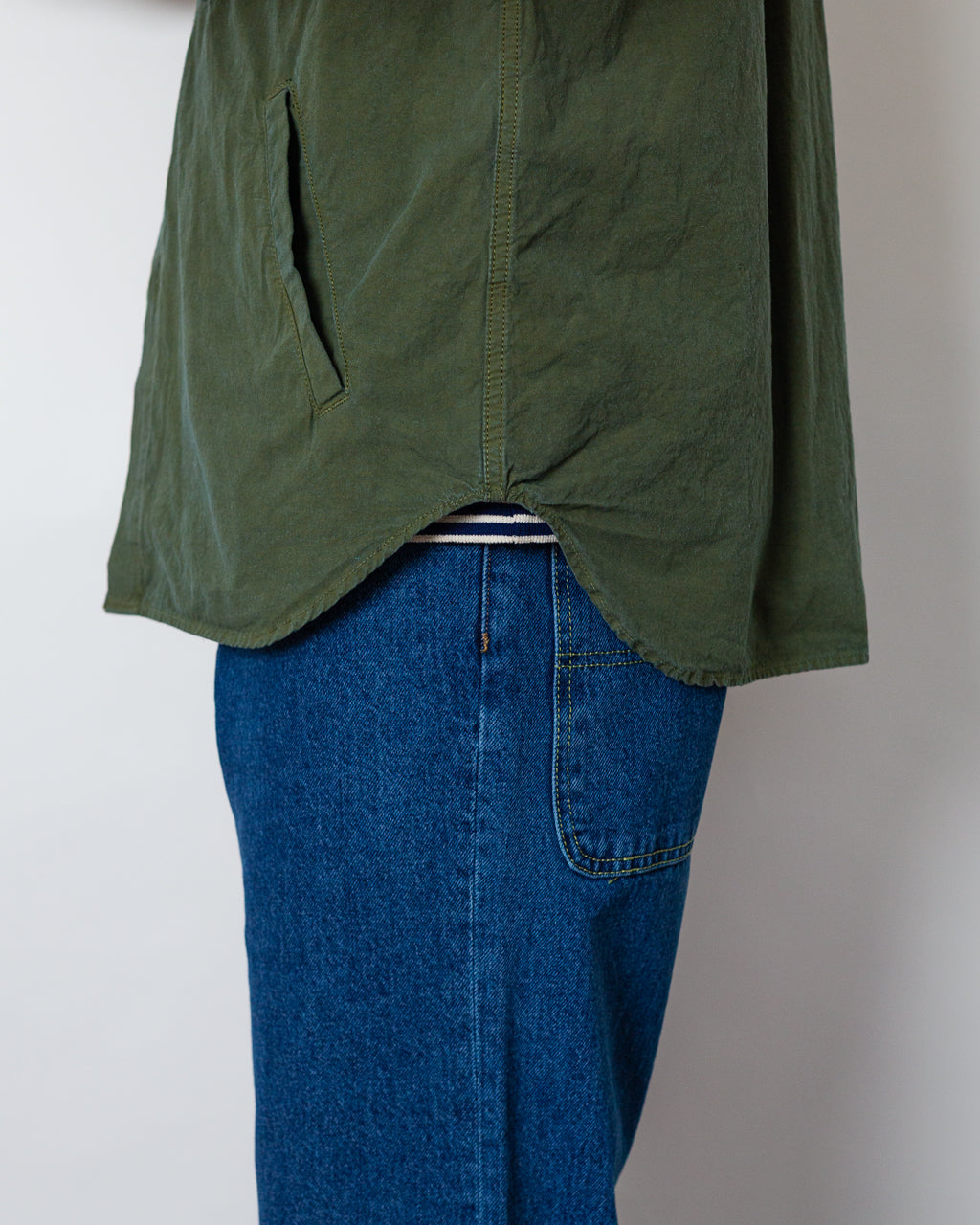 High Density Work Shirt Jacket - Olive