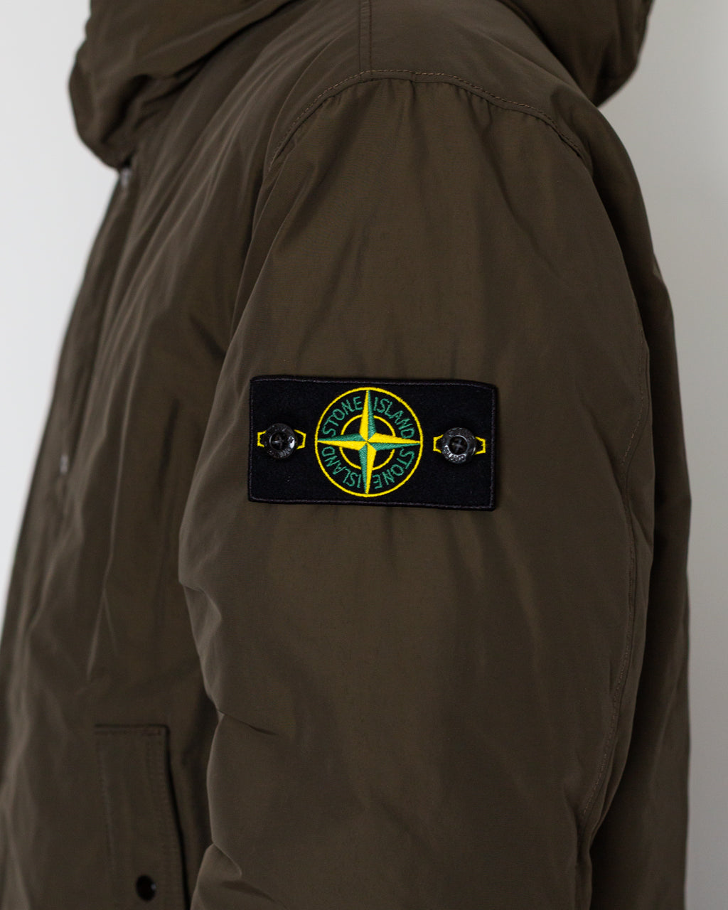 Micro Twill Long Parka - Coal Grey V0078