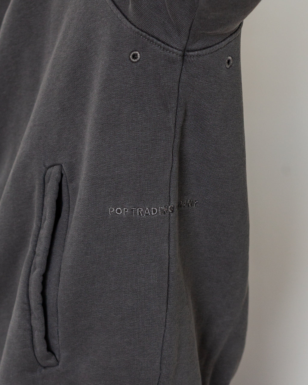 Full Zip Sweat - Washed Black