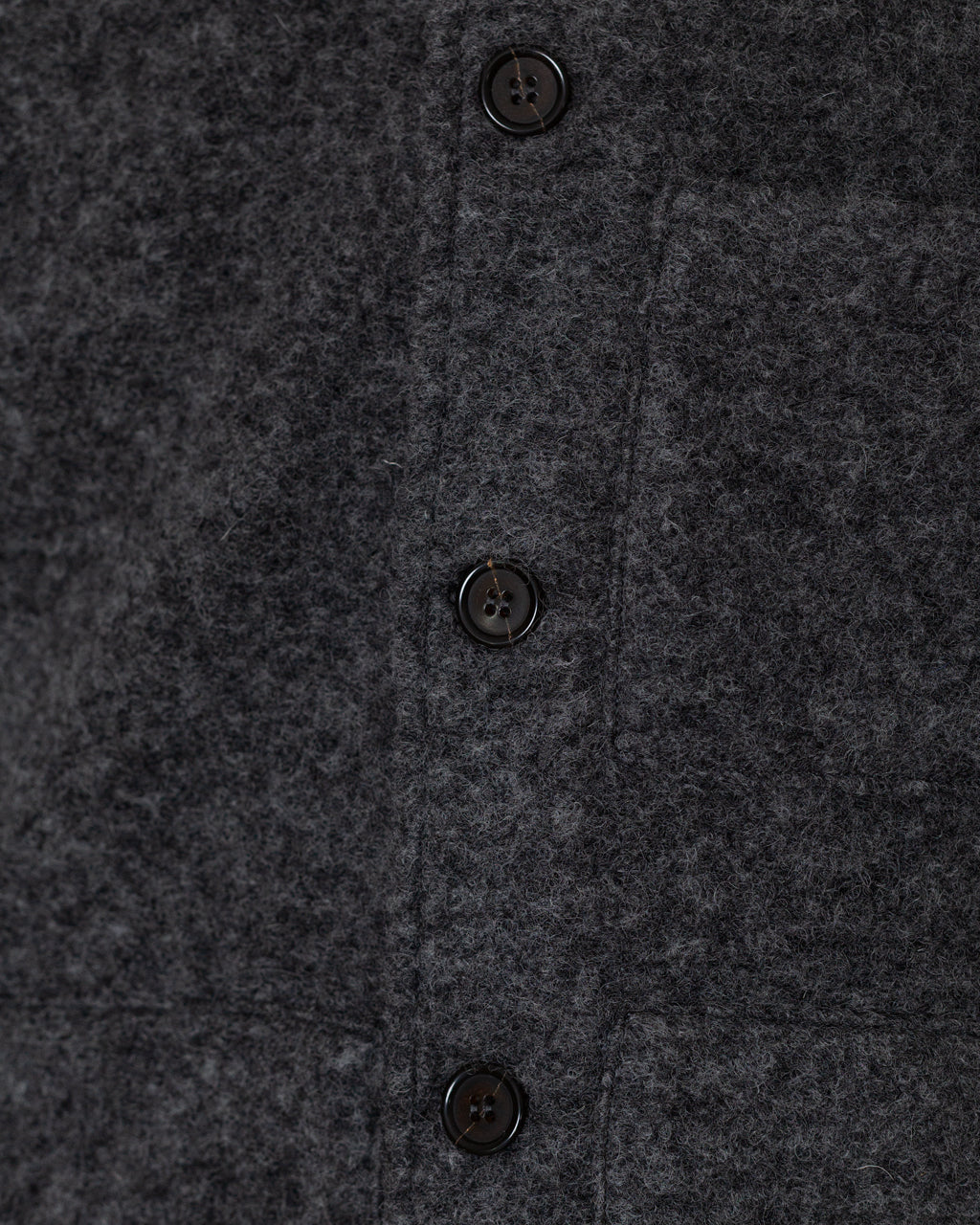 Wool Fleece Uniform Jacket - Grey