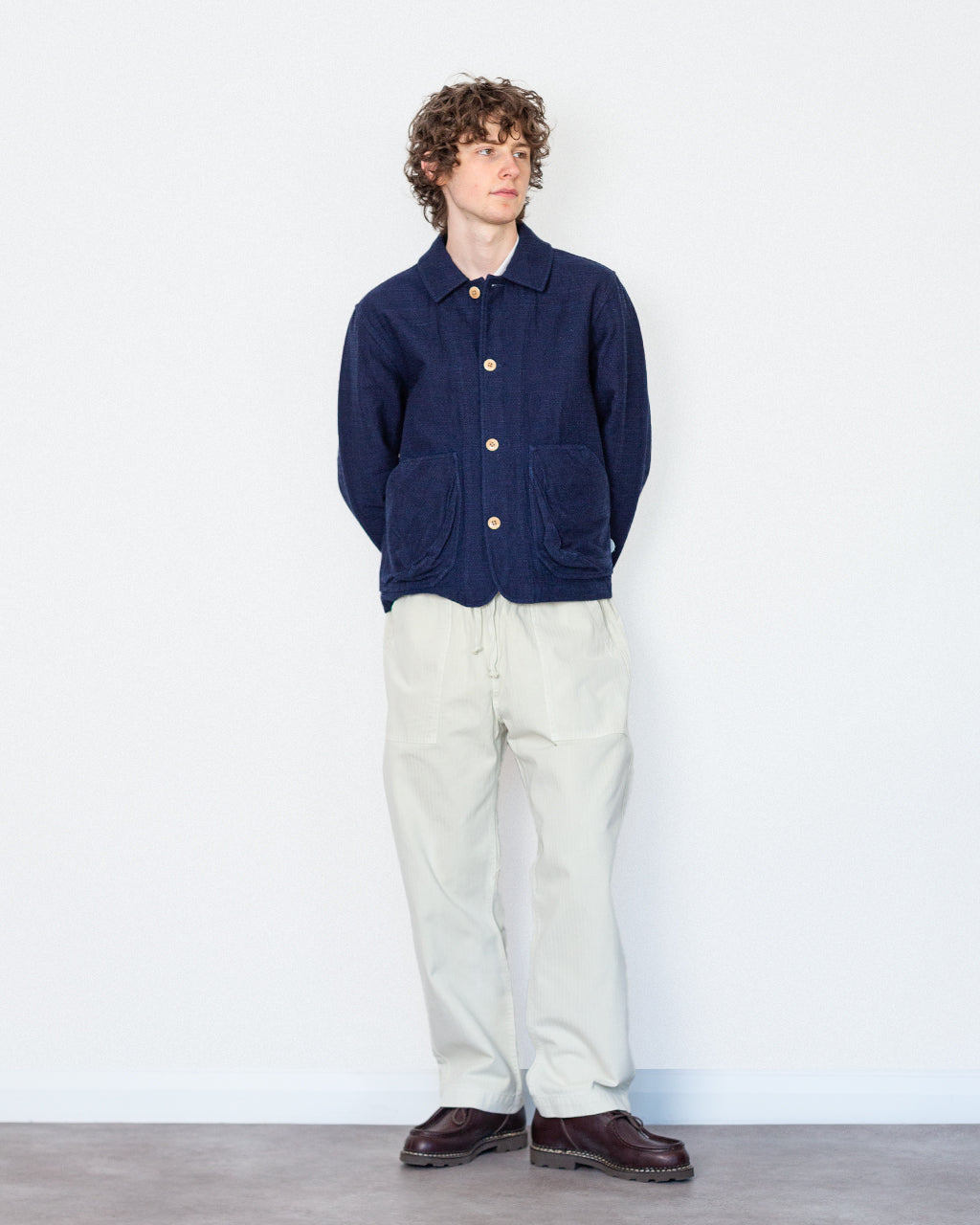 Pigment HBT Chef Pants - Bone