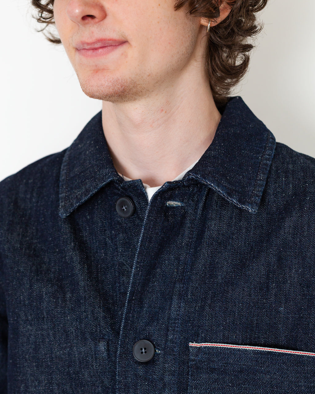 Floki Selvedge Denim Shirt - Blue Denim