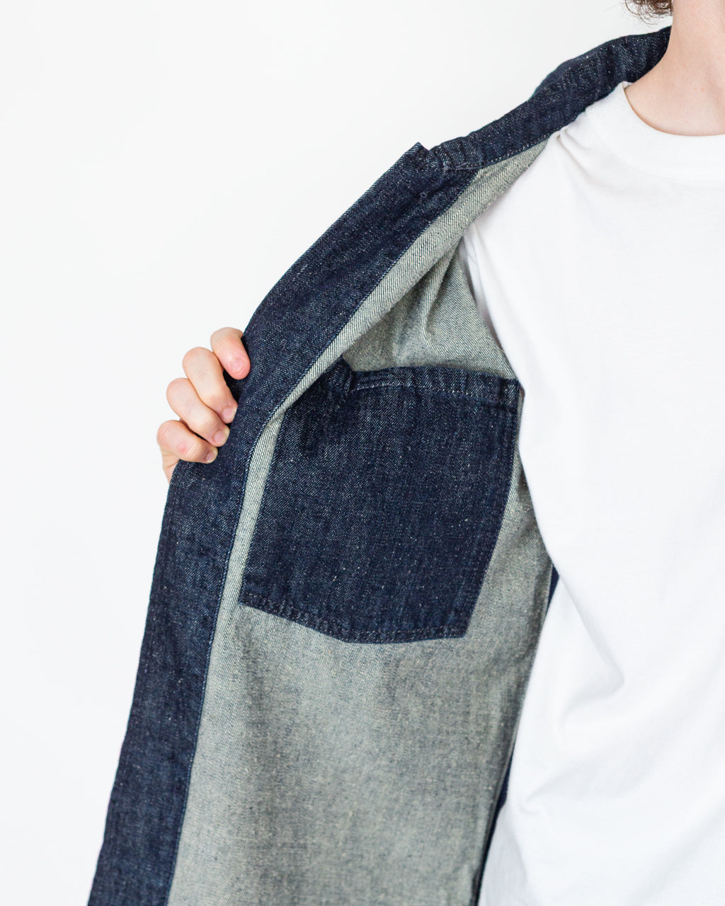 Floki Selvedge Denim Shirt - Blue Denim