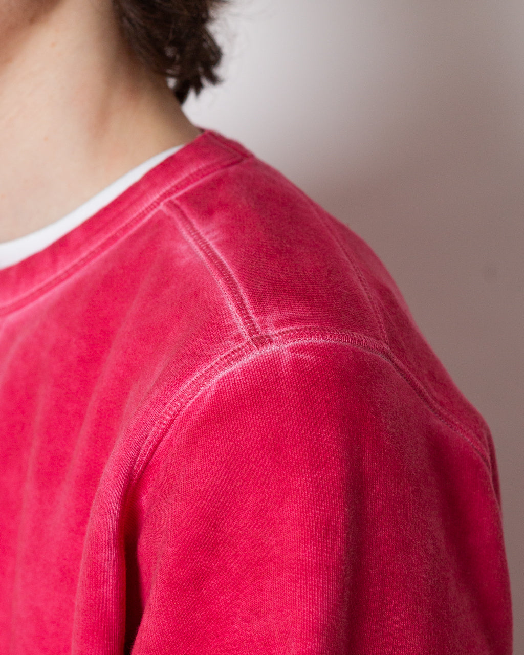 Stencil Logo Crewneck - Earth Red