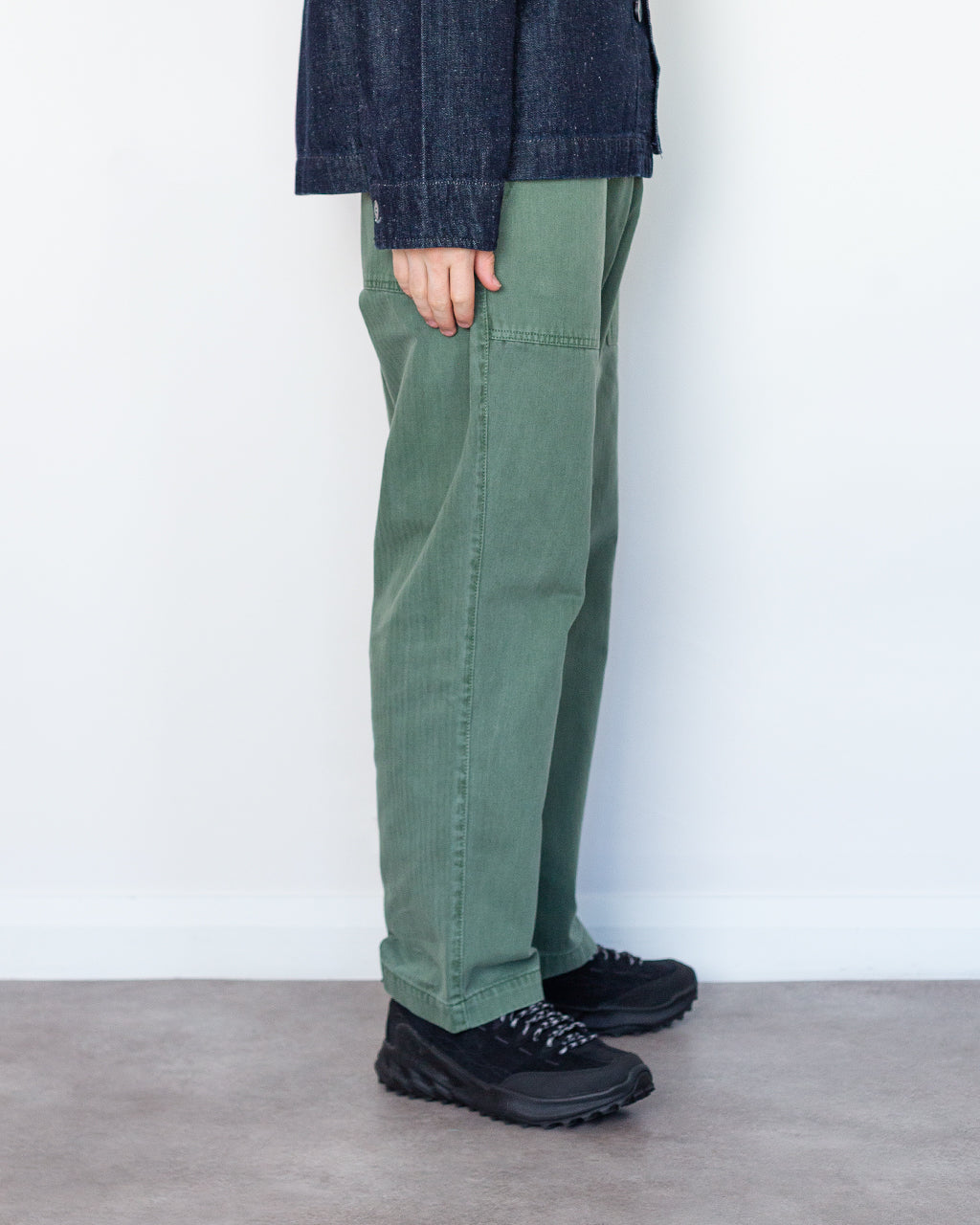 Pigment HBT Chef Pants - OIive