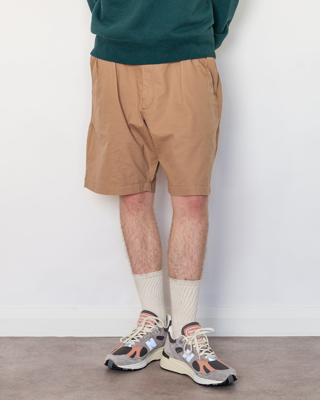 Twill Part Timer Short - Mushroom