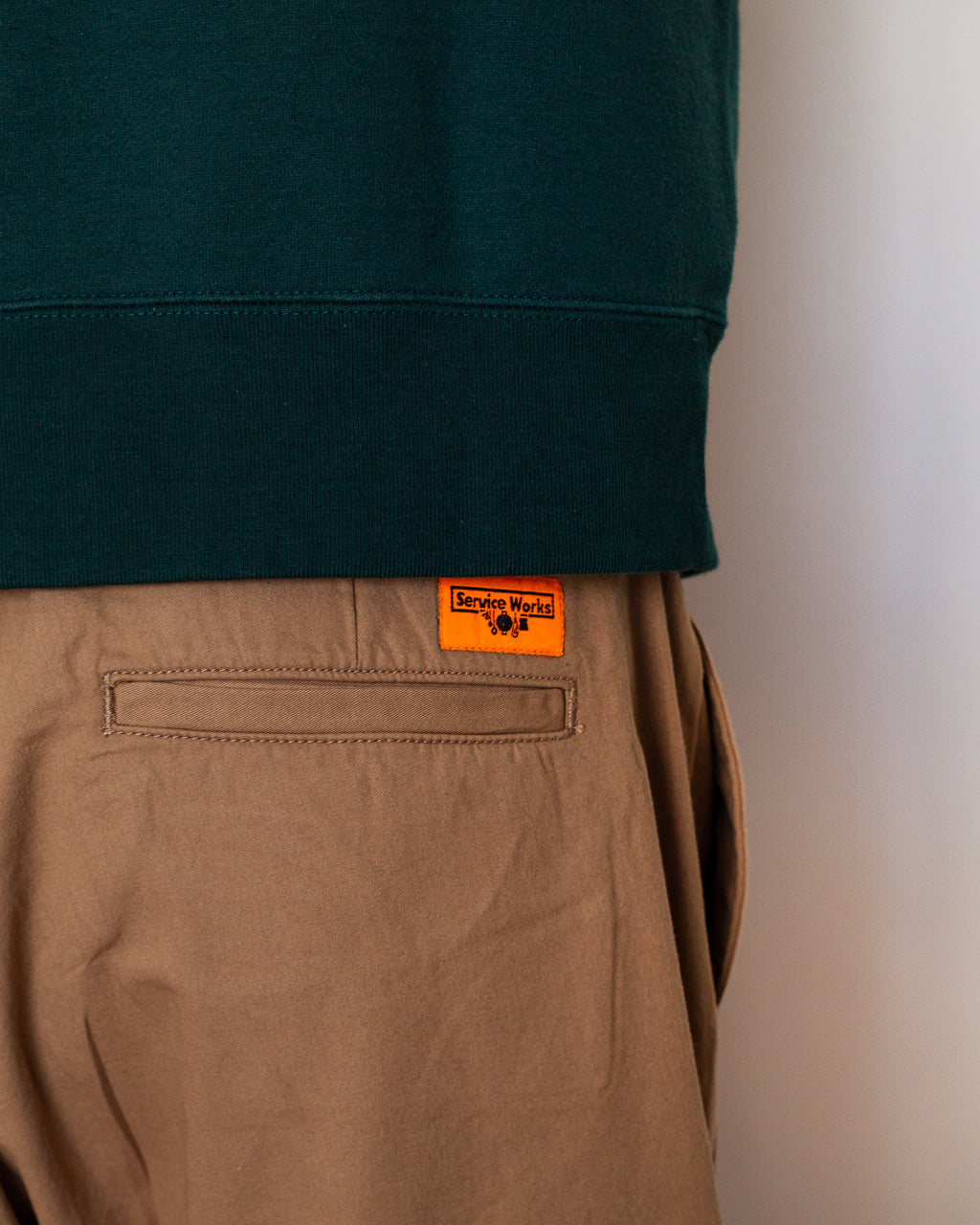 Twill Part Timer Short - Mushroom