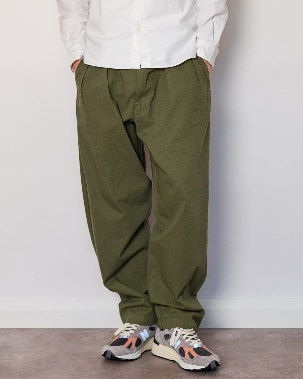 Twill Part-Timer Pants - Olive