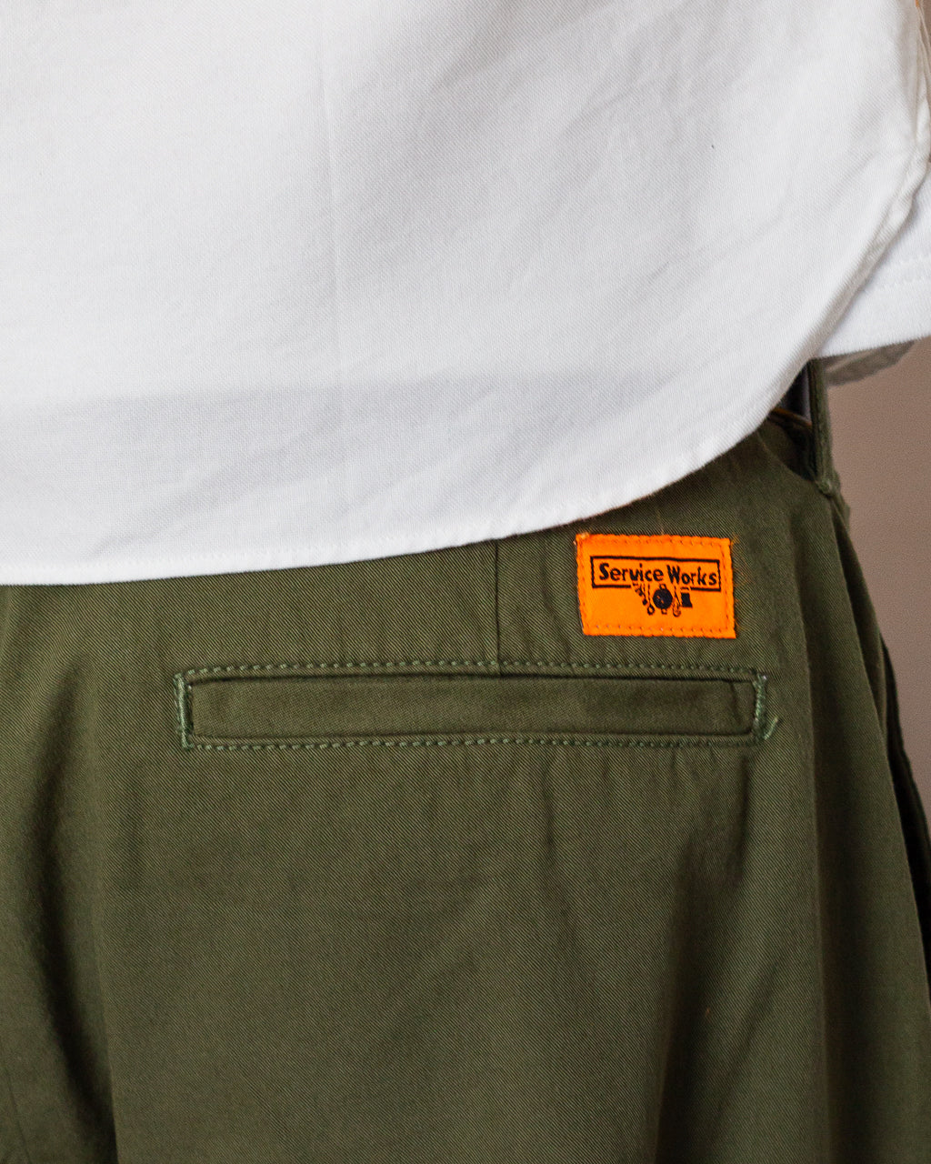 Twill Part-Timer Pants - Olive