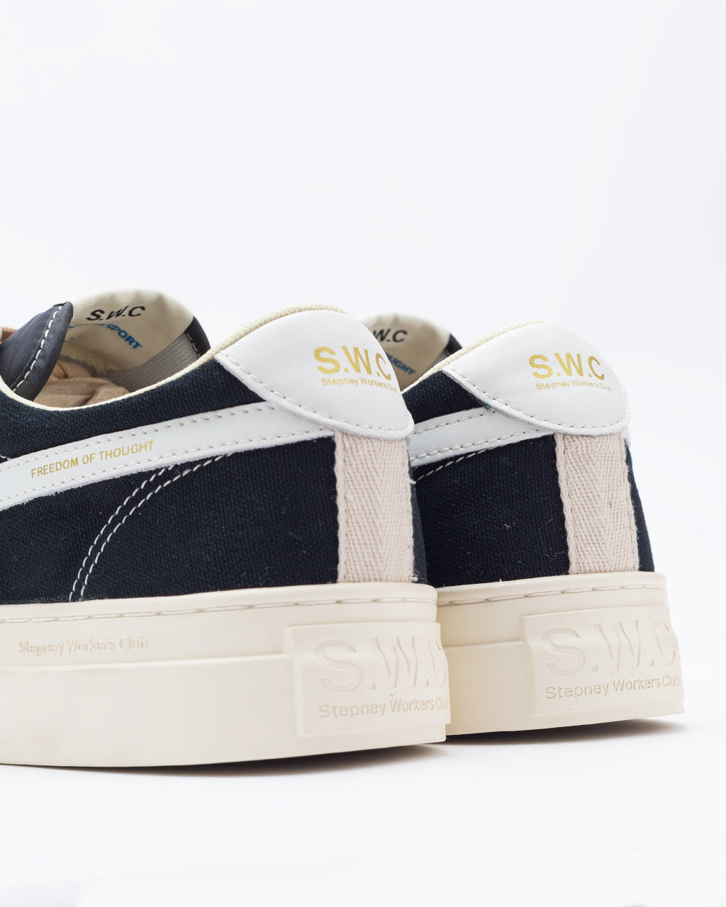 Dellow S-Strike - Black / White Canvas