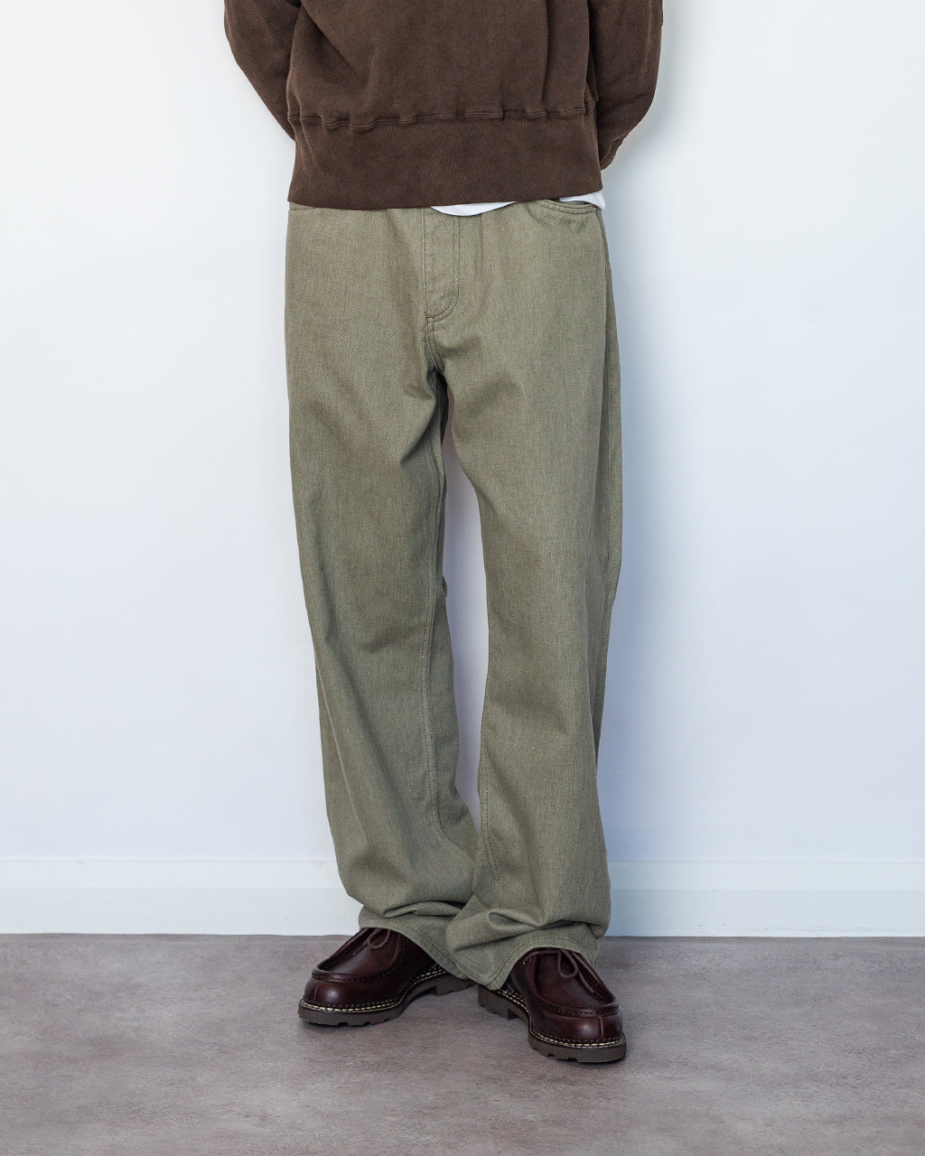 Korshavn Relaxed 5 Pocket Resist Dye Twill - Vetiver