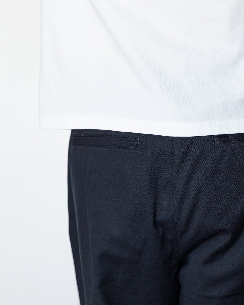 Hestur Relaxed Twill Pleated Trouser - Black