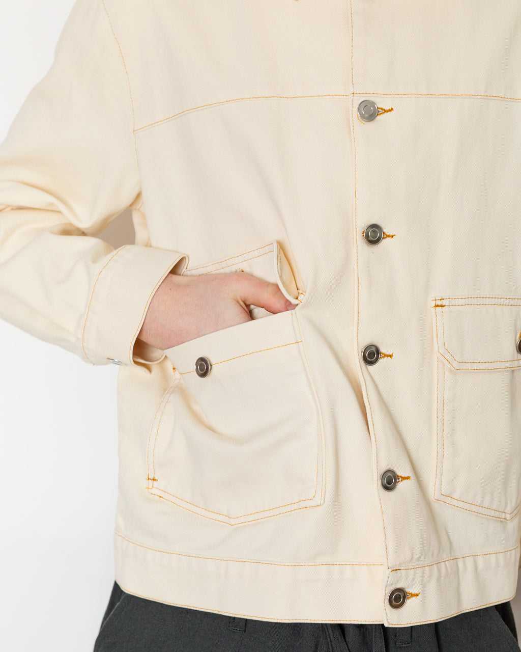 DRS Denim Jacket - Off White