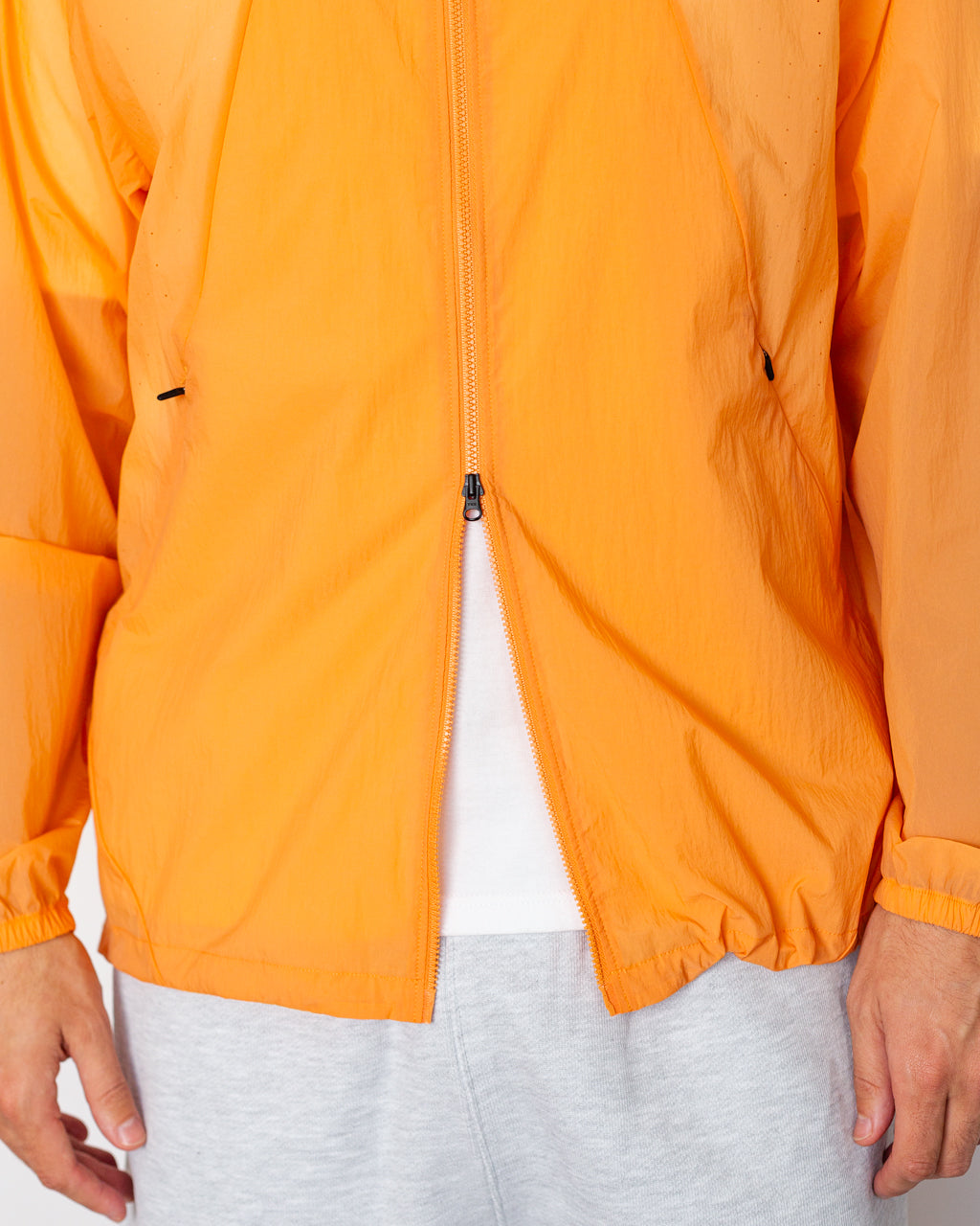 Sheer Nylon Wind Jacket - Lily Orange