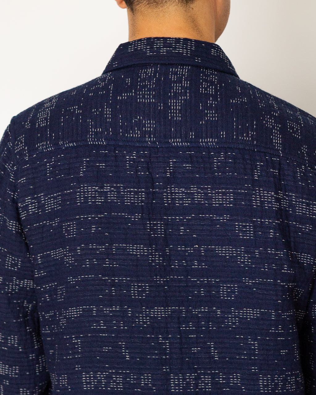 Signal Blouson - Stray Float Indigo Stitch