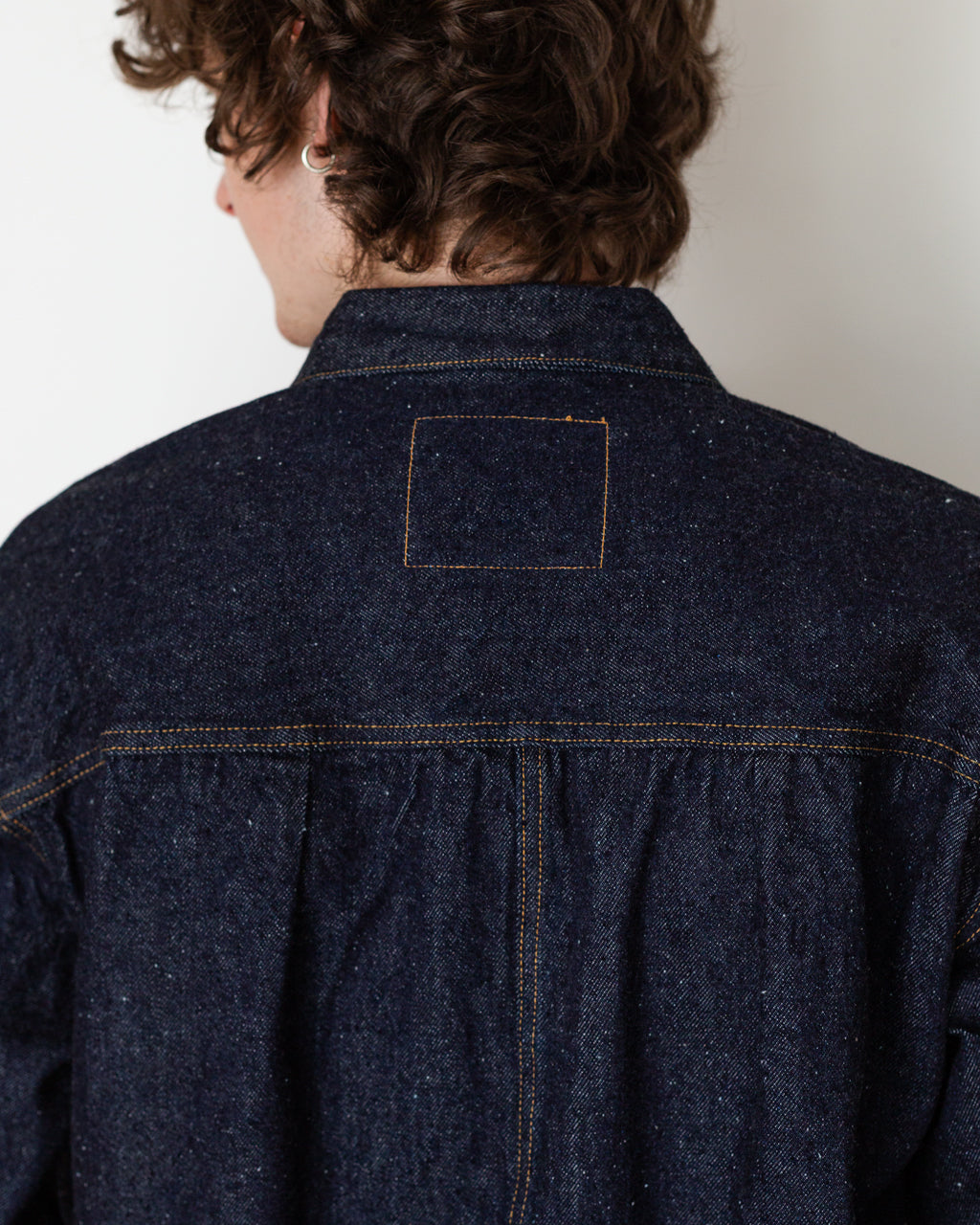 Denim Trucker 1 Pleat Jacket - Indigo One Wash