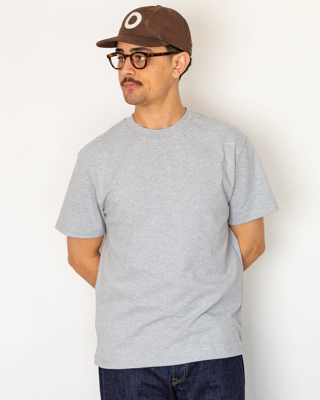 Super Weight Tee - Heather Grey