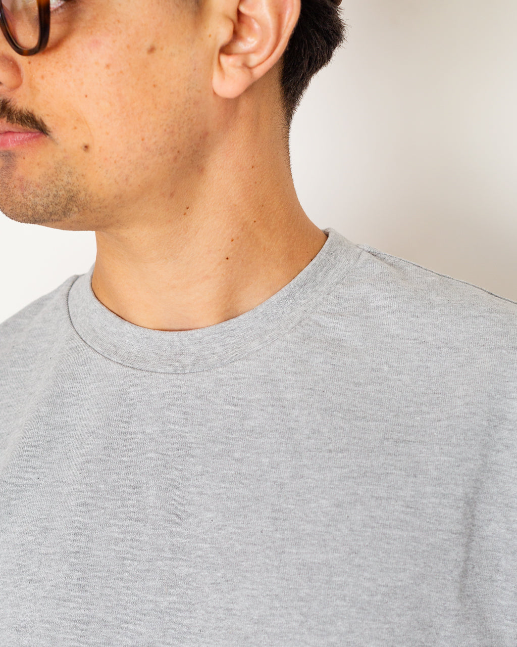 Super Weight Tee - Heather Grey