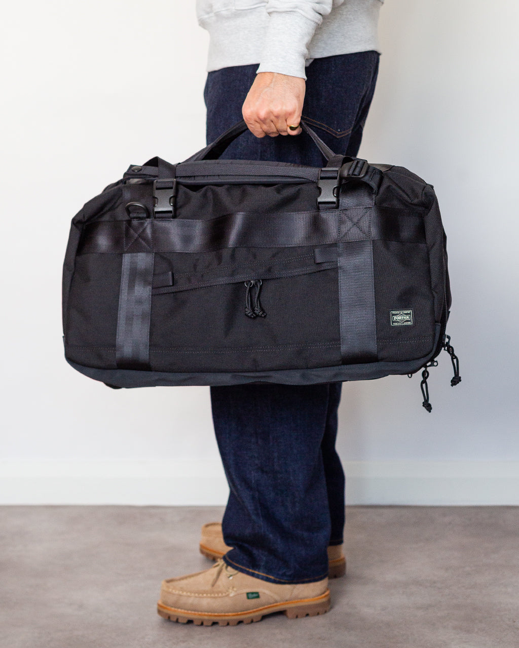 Booth Pack 3 Way Duffle Bag (M) - Black