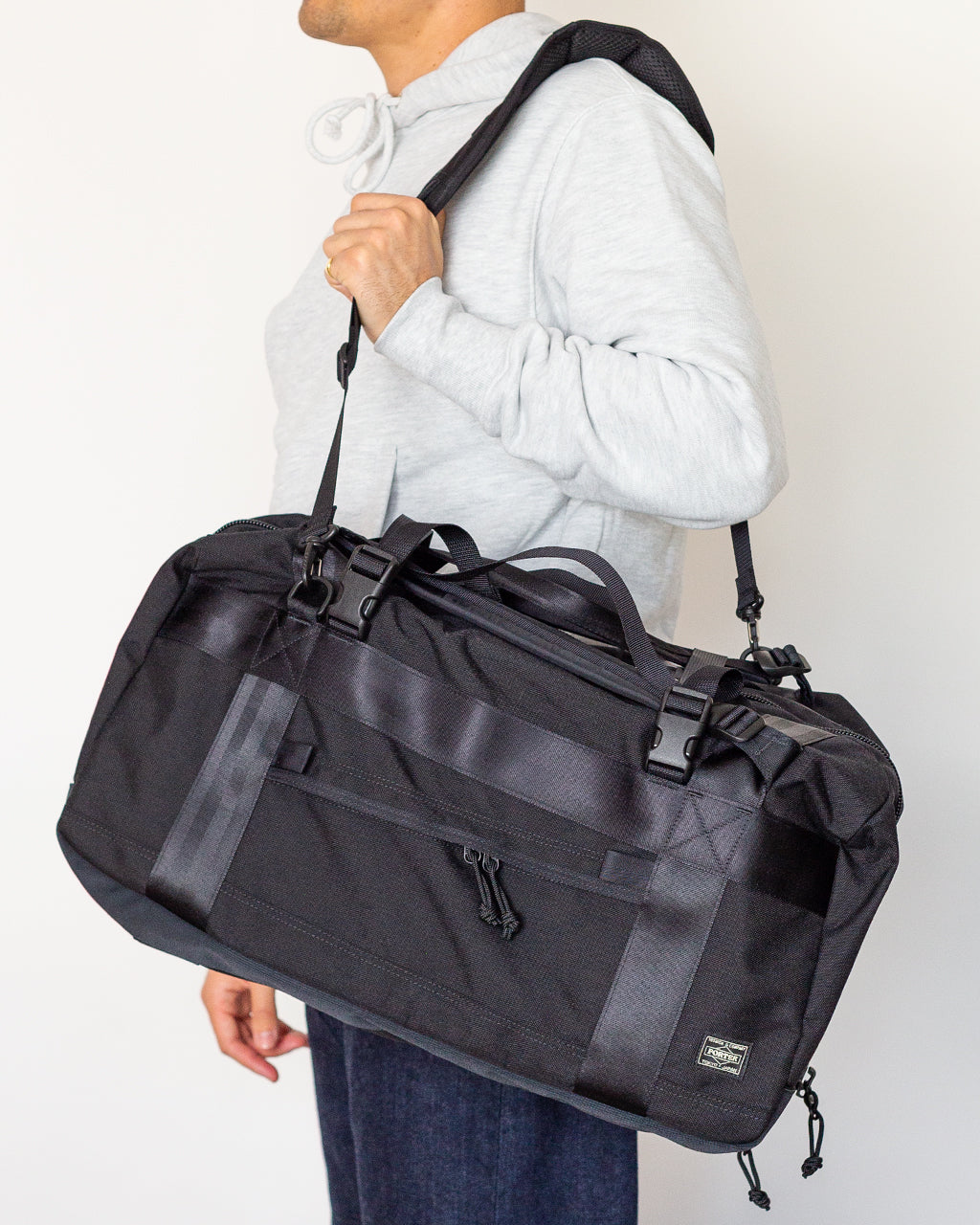 Booth Pack 3 Way Duffle Bag (M) - Black