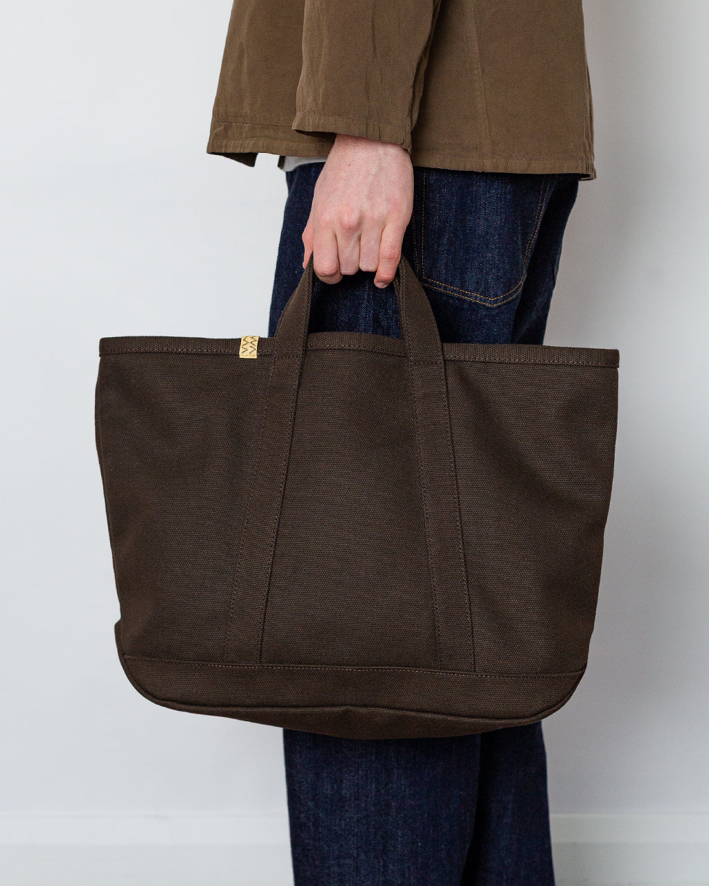Canvas Rime Tote M - Charcoal