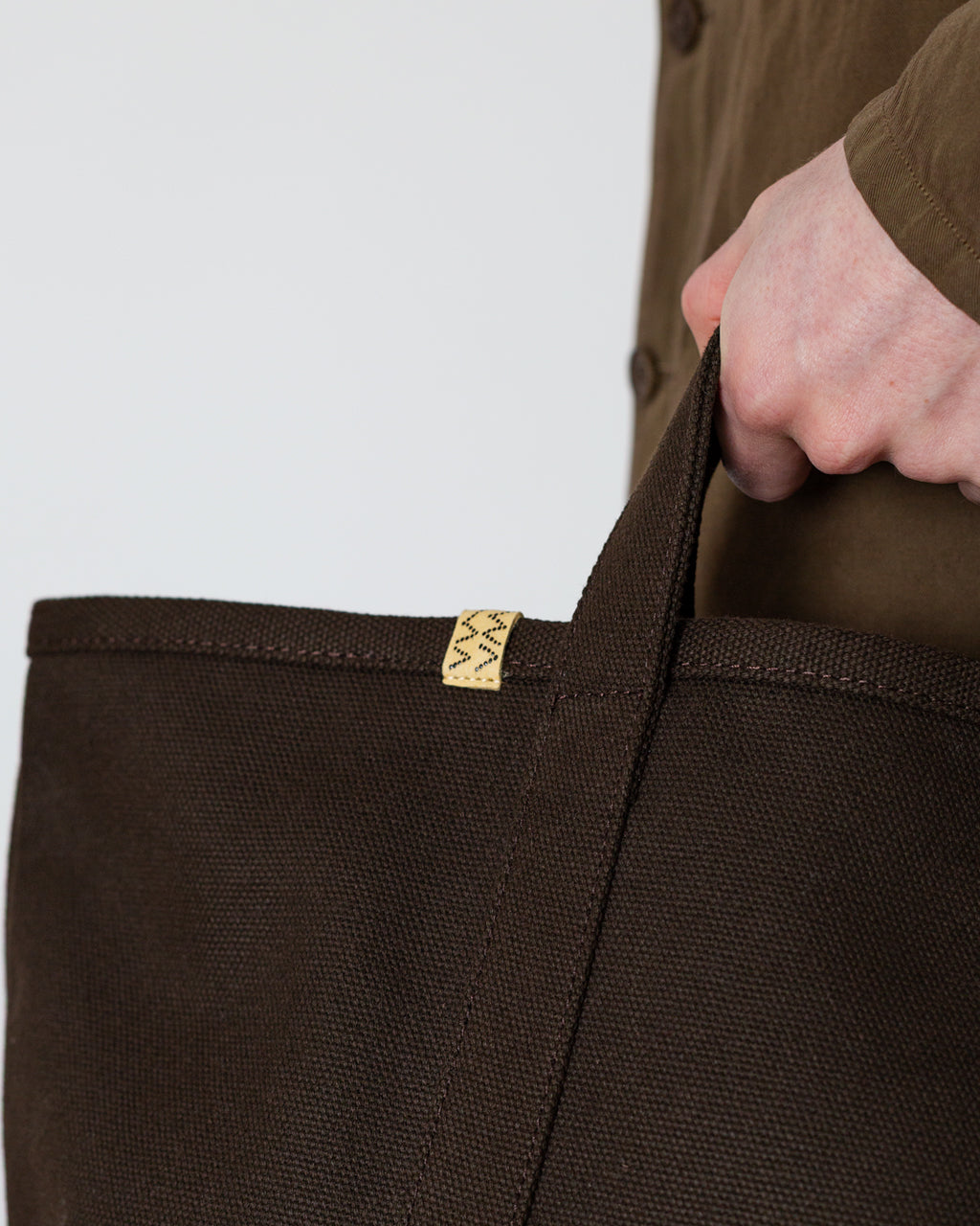 Canvas Rime Tote M - Charcoal