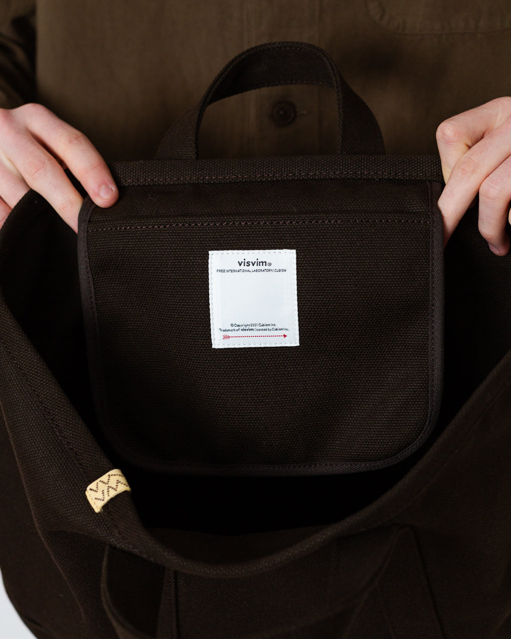 Canvas Rime Tote M - Charcoal