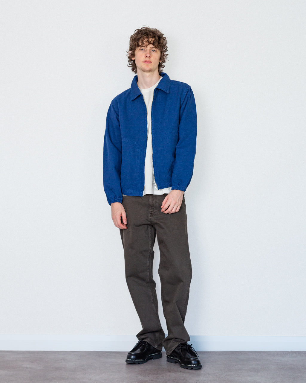 Twill Work Jacket - Blue