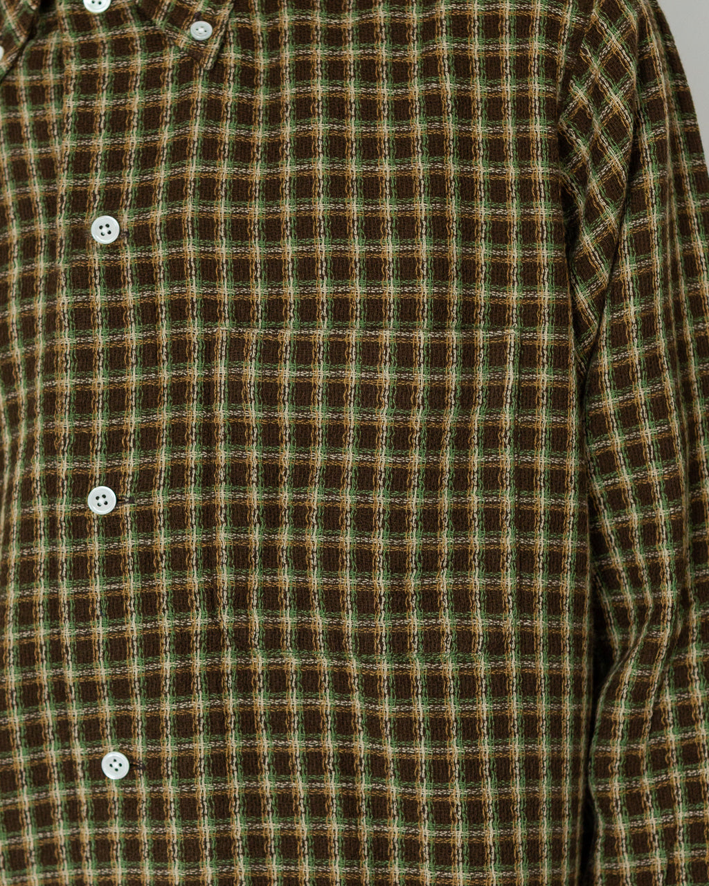 Open B.D. Panama Plaid Double Face - Brown