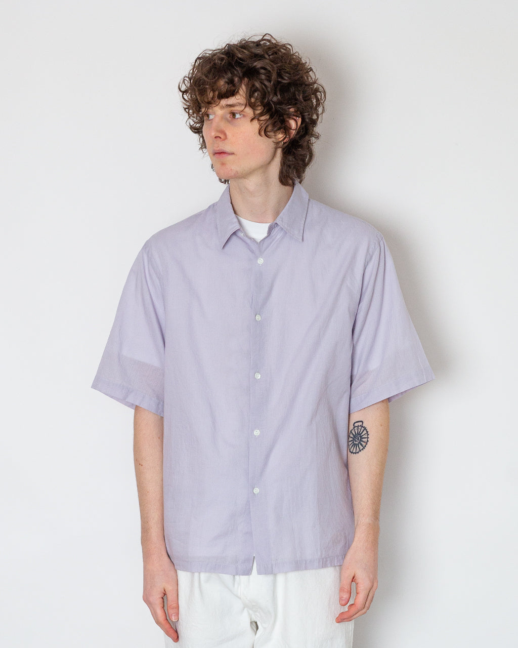 Plain S/S Shirt - Lavender