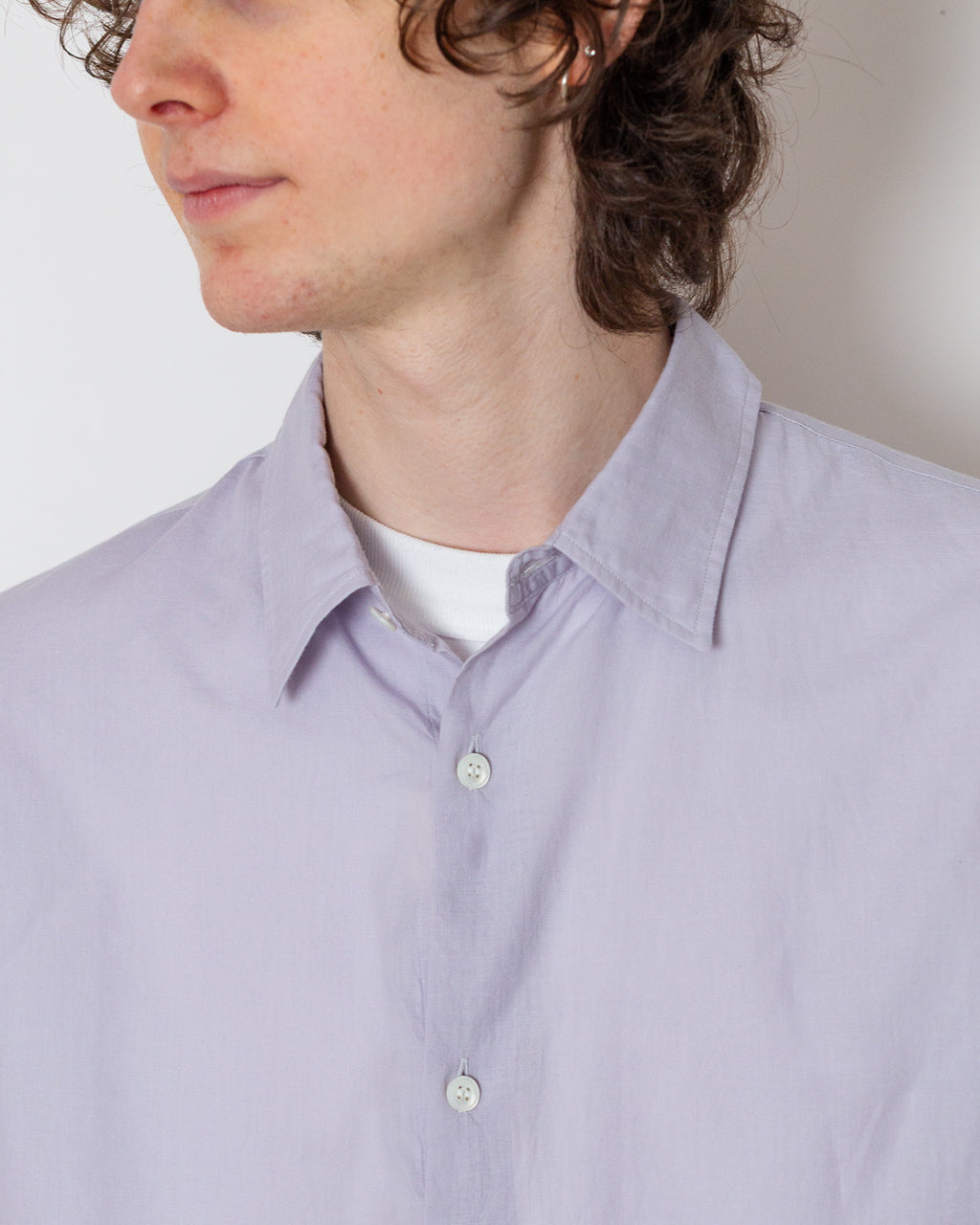 Plain S/S Shirt - Lavender